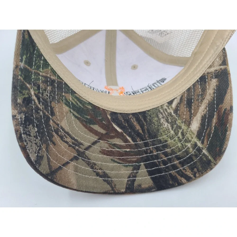 Deer Week Camo‎ Mesh Trucker Adjustable Hat Cap Hunt Fish Men Women Brown Beige